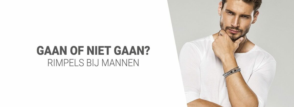 Gaan of niet gaan? Rimpels bij mannen